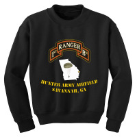 Trending 75th Rangers-hunter Army Airfield 1st Bn Ranger Unit Youth Sweatshirt | Artistshot