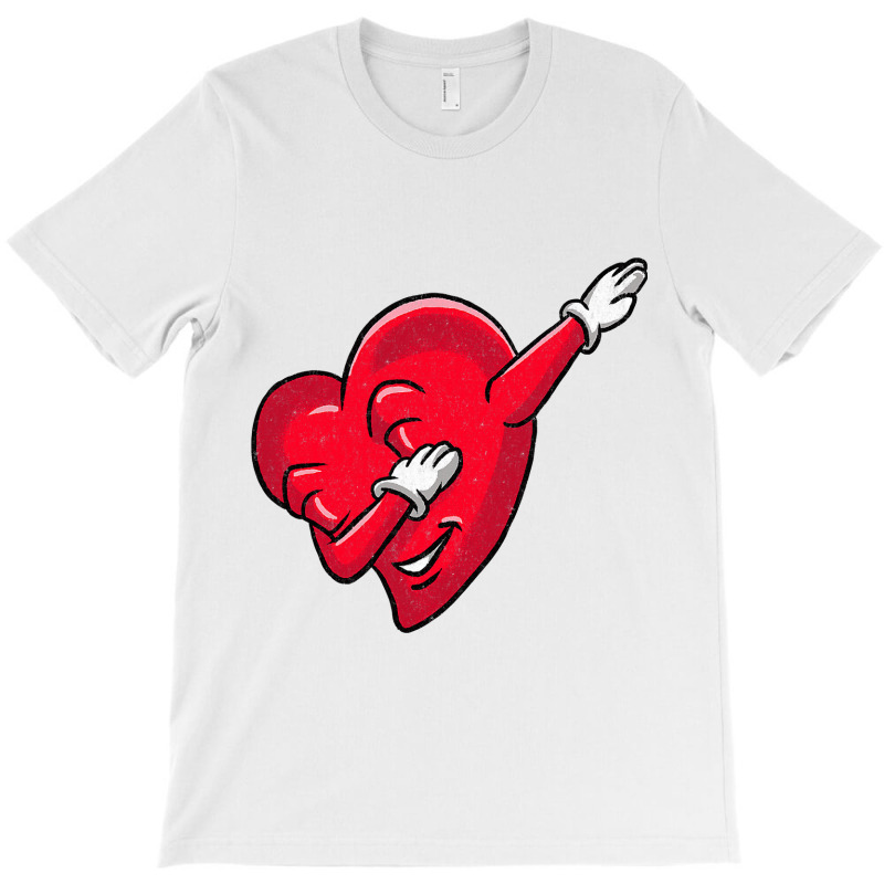 Funny Dabbing Heart Valentines Hip Hop Dance Tshirt T-shirt | Artistshot