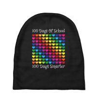 Limited Edition 100 Days Of School 100 Days Smarter Heart Love Boy Gir Baby Beanies | Artistshot