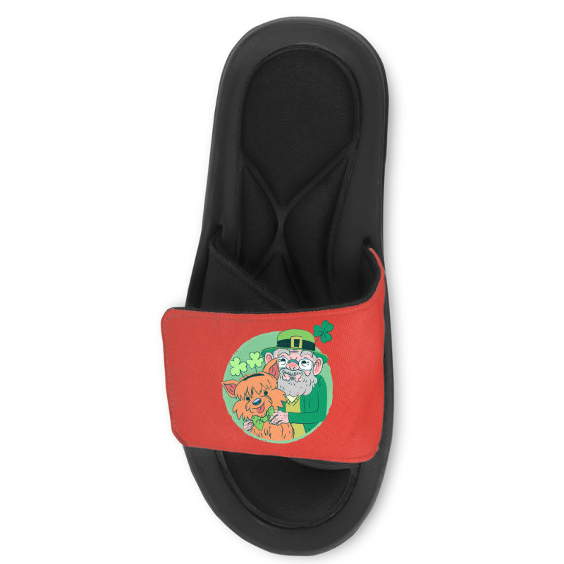 Happy St Patrick Day   Happy St Patricks Day Slide Sandal | Artistshot