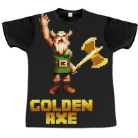 Funny Gifts For Golden Fighting Game Axe Gift For Music Fans 1 Graphic T-shirt | Artistshot