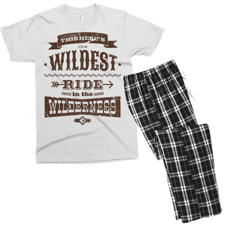 Newbig Thunder Mountain Wildest Ride Men's T-shirt Pajama Set | Artistshot