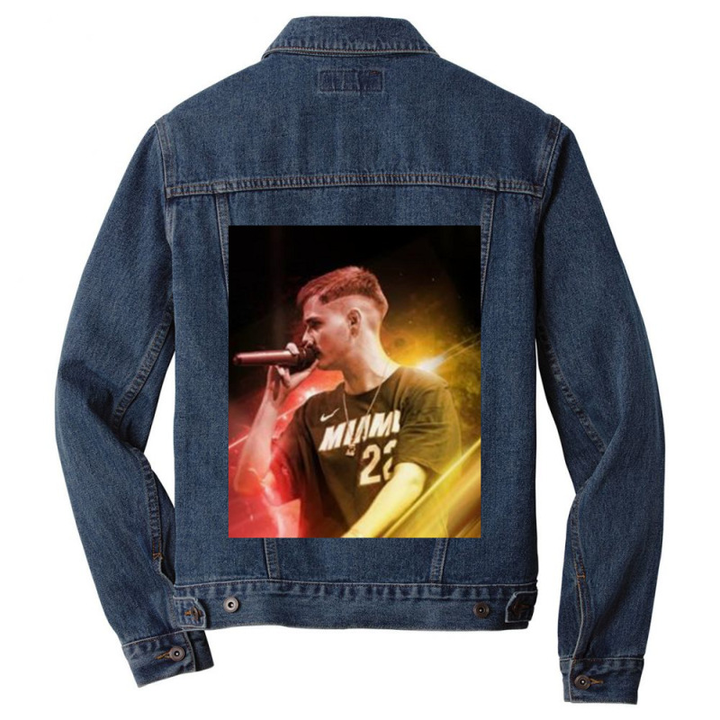 King Of Fms Bnet Perfect Gift Men Denim Jacket | Artistshot