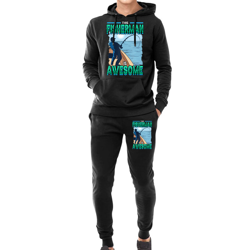 Hot Trend Mens Fishing This Fisherman Is Awesome Fish Hunting Lover Hoodie & Jogger Set | Artistshot