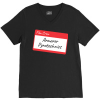 Film Crew Armorer Pyrotechnics Classic Stars Cute V-neck Tee | Artistshot