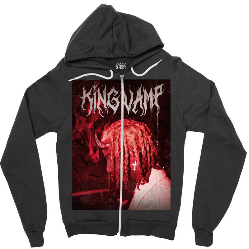 King Vamp Album Poster Zipper Hoodie | Artistshot