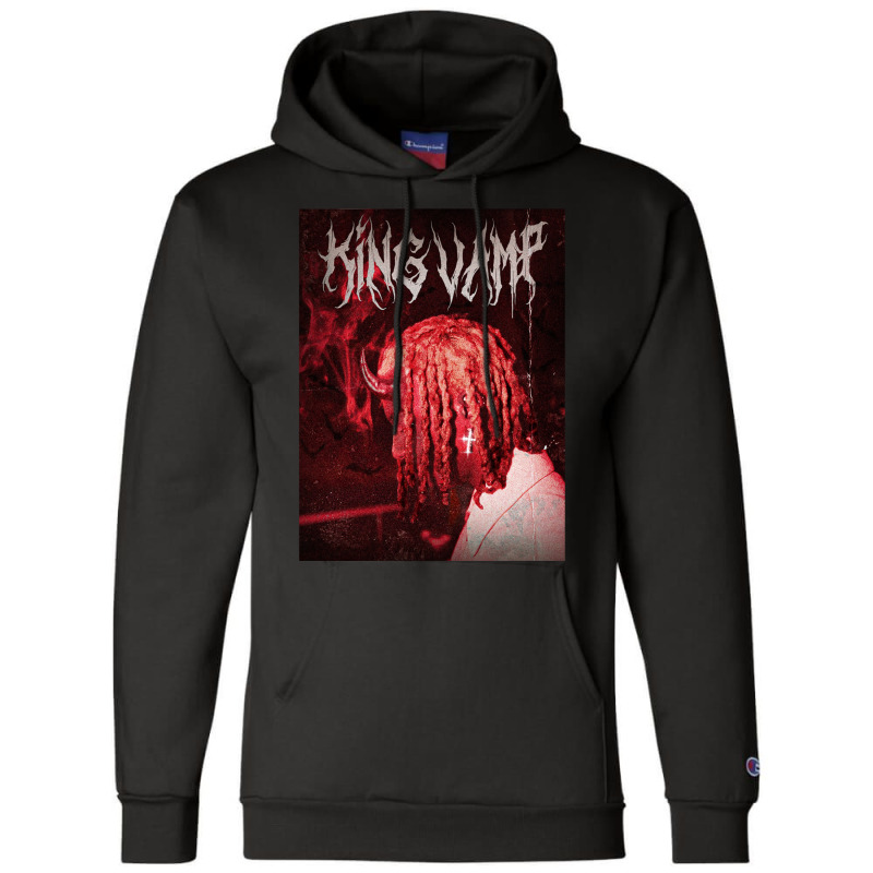 King Vamp Album Poster Champion Hoodie | Artistshot