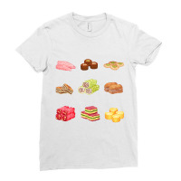 Assorted Arabian Sweets  Arabic Sweets Ladies Fitted T-shirt | Artistshot