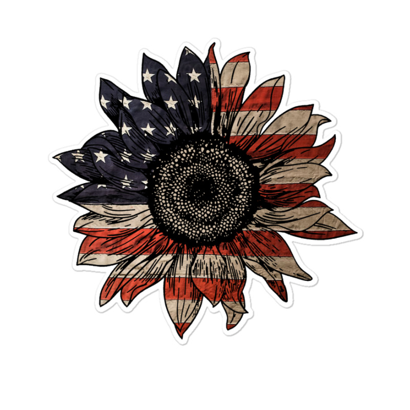 American Sunflower Sticker | Artistshot
