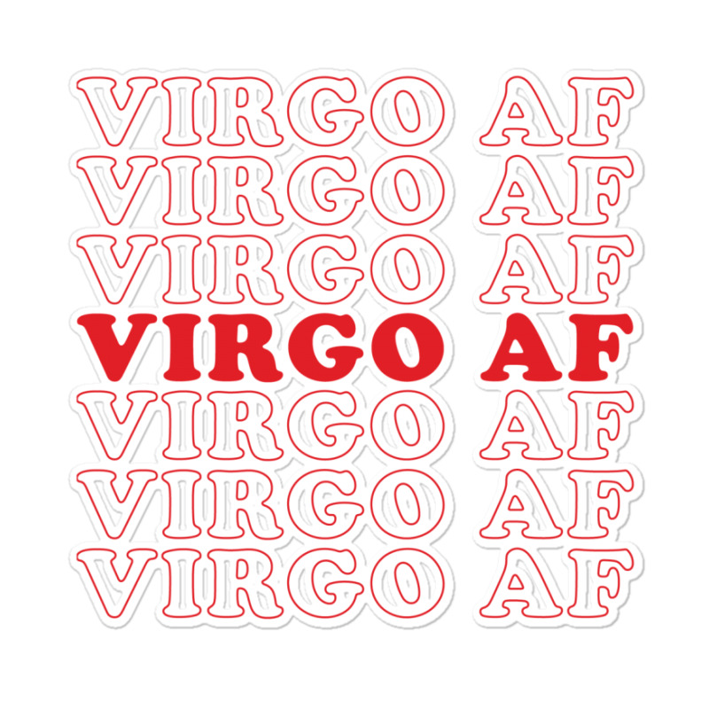 Virgo Af Sticker | Artistshot