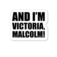 Malcolm (black) Sticker | Artistshot