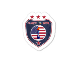 Fifa Women World Cup 2019 Shirt, Usa Women Soccer Team In France 2019 Sticker Designed By Vohoangvinh