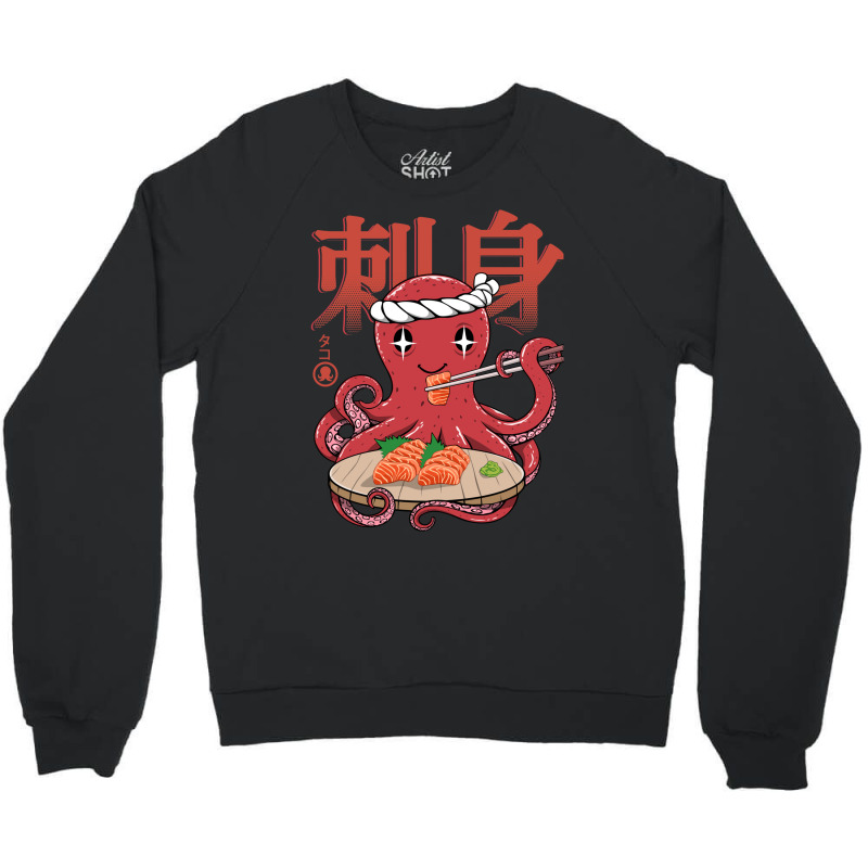 Octopus Sashimi Kawaii Crewneck Sweatshirt | Artistshot