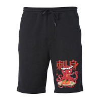 Octopus Sashimi Kawaii Fleece Short | Artistshot