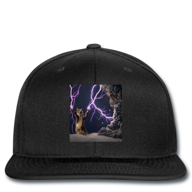 Cat Lightning  Lightning Cat Printed hat by CAMMIGRAHAM | Artistshot