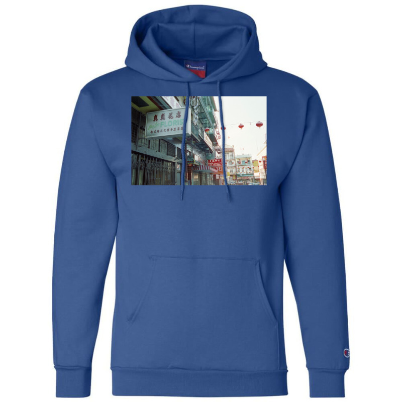 Busy Vistas Classic Retro Travel Champion Hoodie by cupzchewl | Artistshot