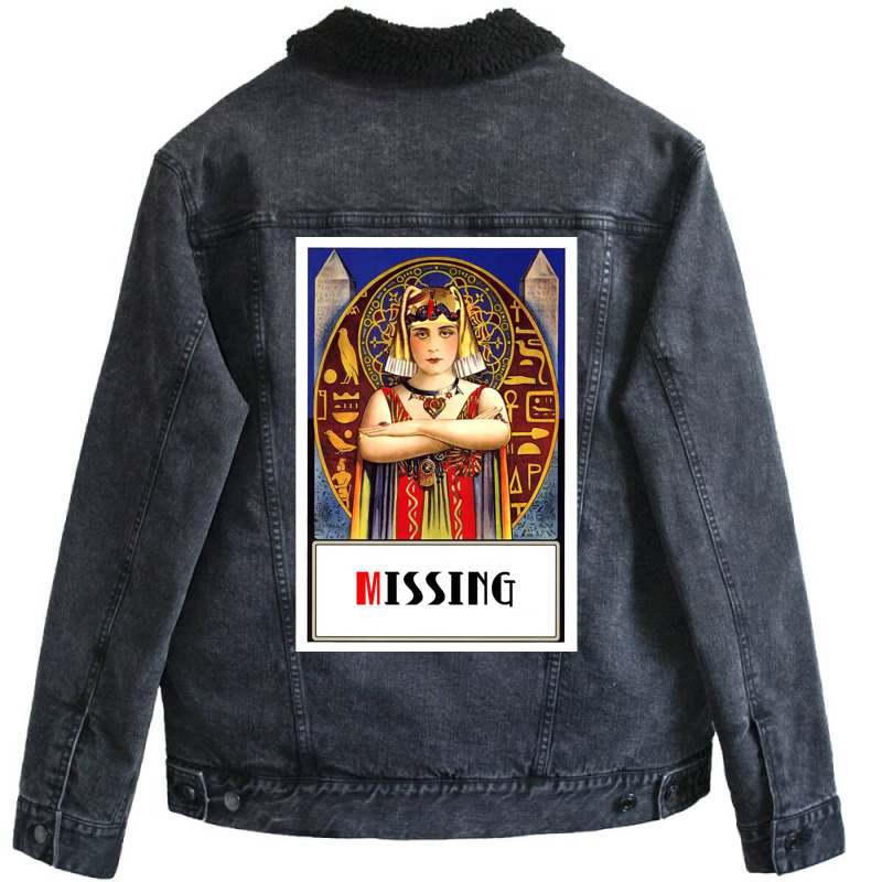 Cleopatra Classic  E Boy Unisex Sherpa-Lined Denim Jacket by cupzchewl | Artistshot