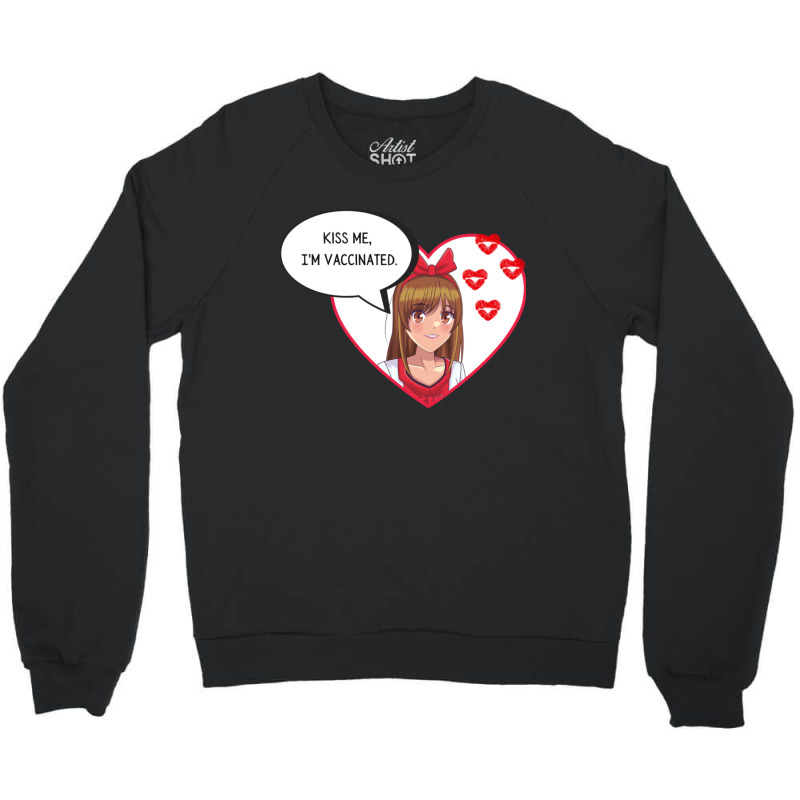 Kiss Me Crewneck Sweatshirt | Artistshot