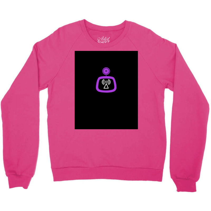 Mixed Signals  Purple Graphic  Cool Travel Crewneck Sweatshirt | Artistshot