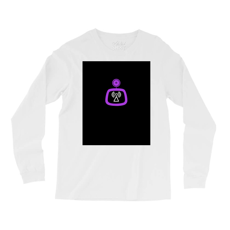 Mixed Signals  Purple Graphic  Cool Travel Long Sleeve Shirts | Artistshot