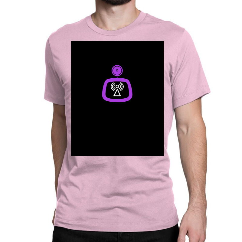 Mixed Signals  Purple Graphic  Cool Travel Classic T-shirt | Artistshot