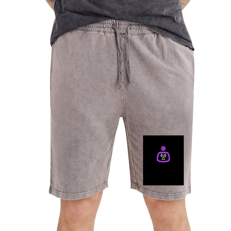 Mixed Signals  Purple Graphic  Cool Travel Vintage Short | Artistshot