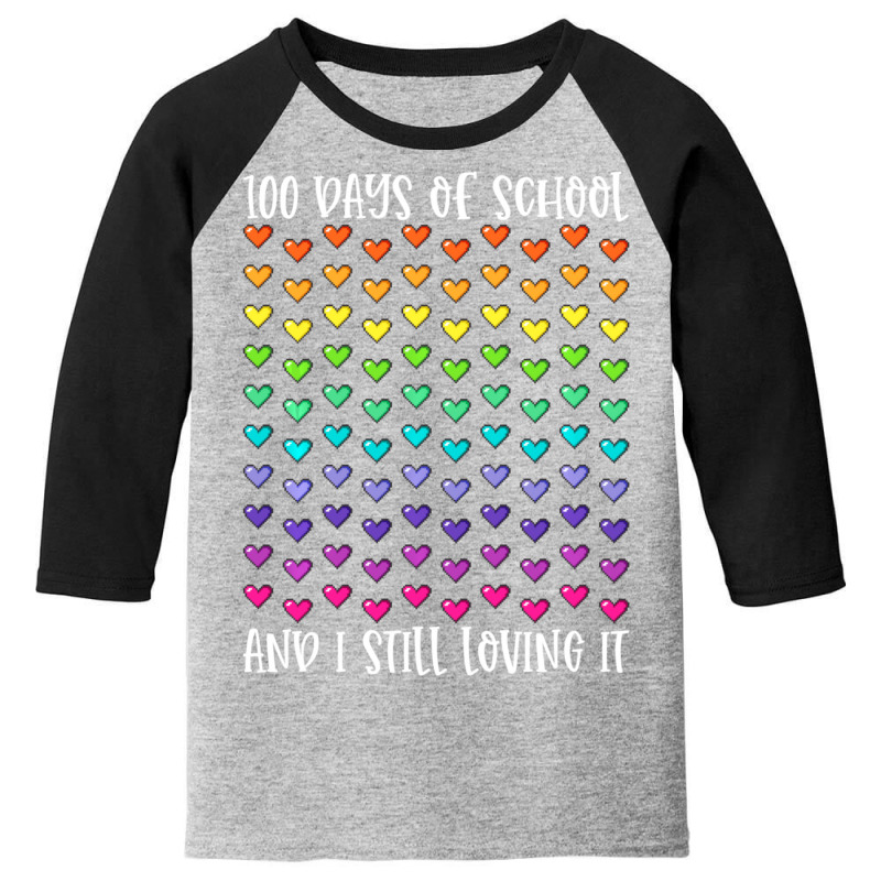 Limited Edition 100 Days Of School And Still Loving It Boys Girls Kids Youth 3/4 Sleeve | Artistshot