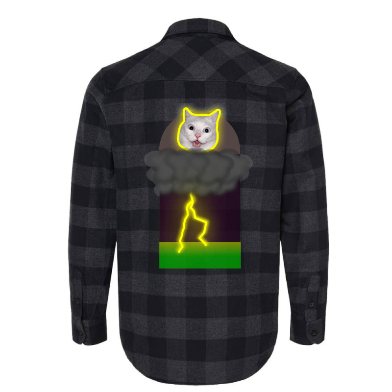 Cat Lightning Memet Flannel Shirt by CAMMIGRAHAM | Artistshot