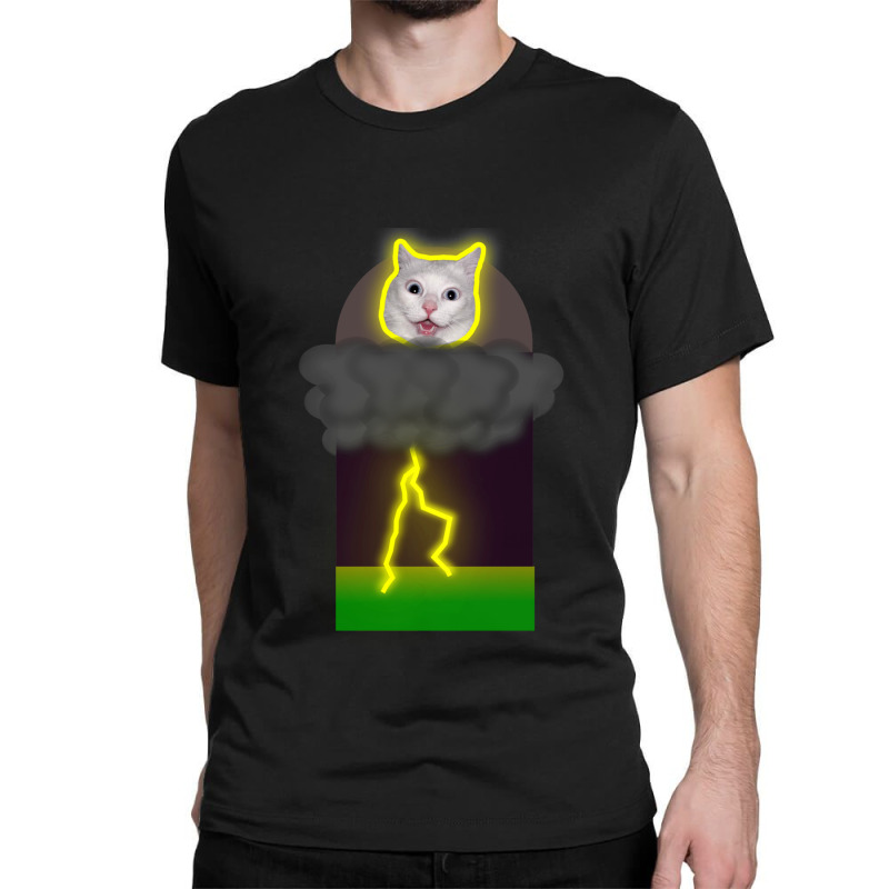 Cat Lightning Memet Classic T-shirt by CAMMIGRAHAM | Artistshot