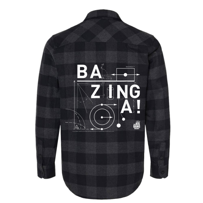 The Big Bang Theory Mathematical Bazinga! Flannel Shirt | Artistshot