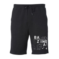 The Big Bang Theory Mathematical Bazinga! Fleece Short | Artistshot