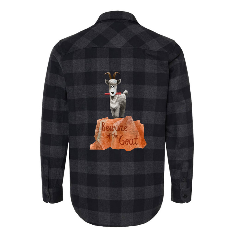 Big Thunder Mountain Railroad Train  Beware Of The Goat   Dynamite Is  Flannel Shirt | Artistshot