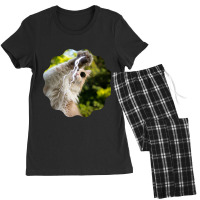 Cat Lightning Of A Cute Persian Cat With White Lightning Paws  Cat Art Women's Pajamas Set | Artistshot