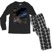 Cat Lightning Of A Cute Tabby Cat Amongst The Dark Clouds And Thunder  Men's Long Sleeve Pajama Set | Artistshot