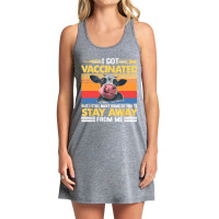 Cow Mooey Funny Cattle I Got Vaccinated But I Still Want Some Of You T Tank Dress | Artistshot