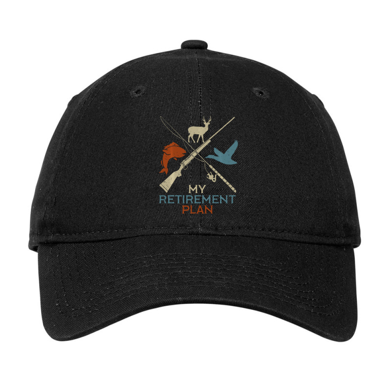 Limited Edition My Retirement Plan Hunting Fishing Hunter Grandfather Adjustable Cap | Artistshot