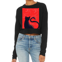 Cat Lightning S Graphic Cropped Sweater | Artistshot