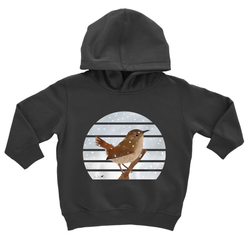 Wren Bird Snow Birdlover Birdwatcher Animal Biologist Premium Toddler Hoodie by JosephWDaniels | Artistshot