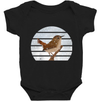 Wren Bird Snow Birdlover Birdwatcher Animal Biologist Premium Baby Bodysuit | Artistshot