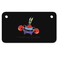 I Found Me Spatula 1 Motorcycle License Plate | Artistshot