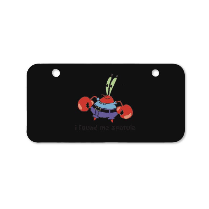 I Found Me Spatula 1 Bicycle License Plate | Artistshot