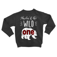 Limited Edition Abuela Of The Wild One Vintage Bear Lumberjack 1st Bir Toddler Sweatshirt | Artistshot