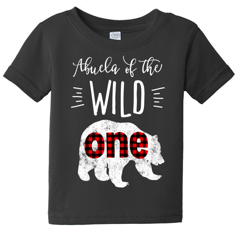 Limited Edition Abuela Of The Wild One Vintage Bear Lumberjack 1st Bir Baby Tee by Bostic Walling | Artistshot