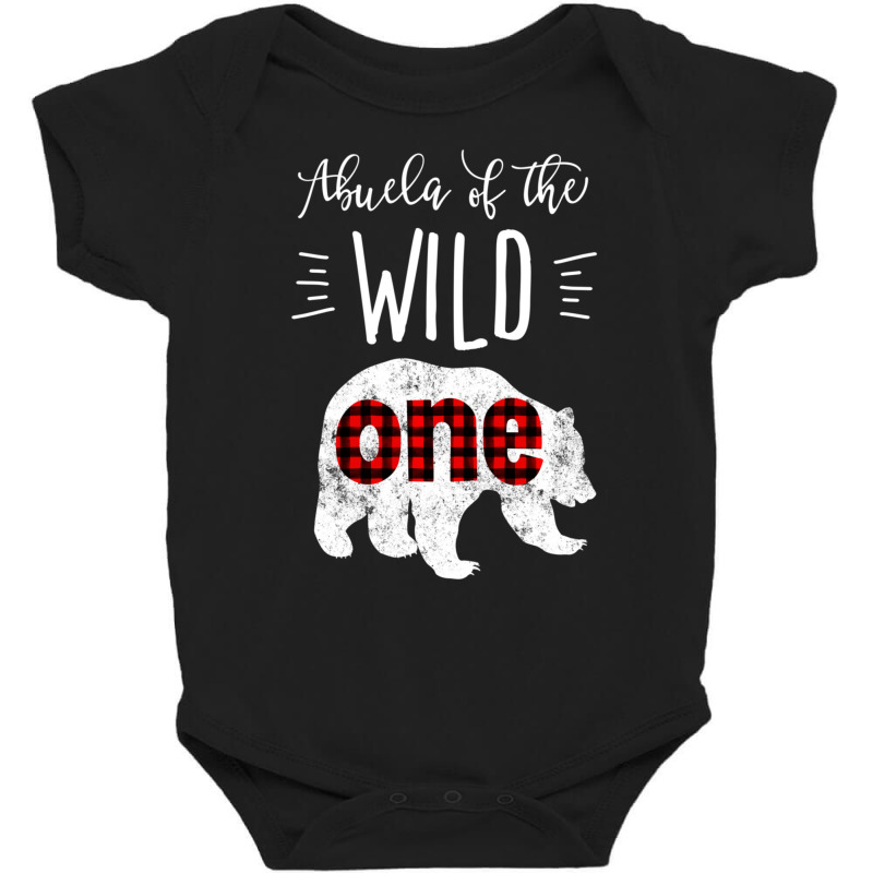 Limited Edition Abuela Of The Wild One Vintage Bear Lumberjack 1st Bir Baby Bodysuit by Bostic Walling | Artistshot