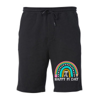 Limited Edition Happy Pi Day Rainbow Math Teacher Boys Girls Pi Day Fleece Short | Artistshot