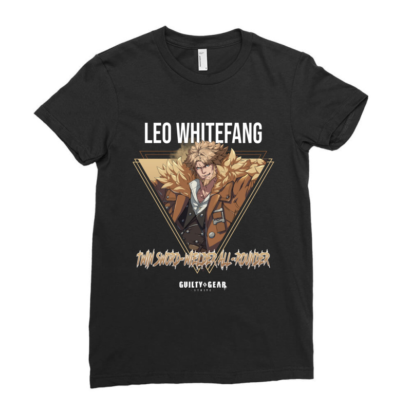 Guilty Gear Strive  Twin Swordwielder Allrounder Leo Whitefang 1 Ladies Fitted T-Shirt by DevynGiorgio | Artistshot