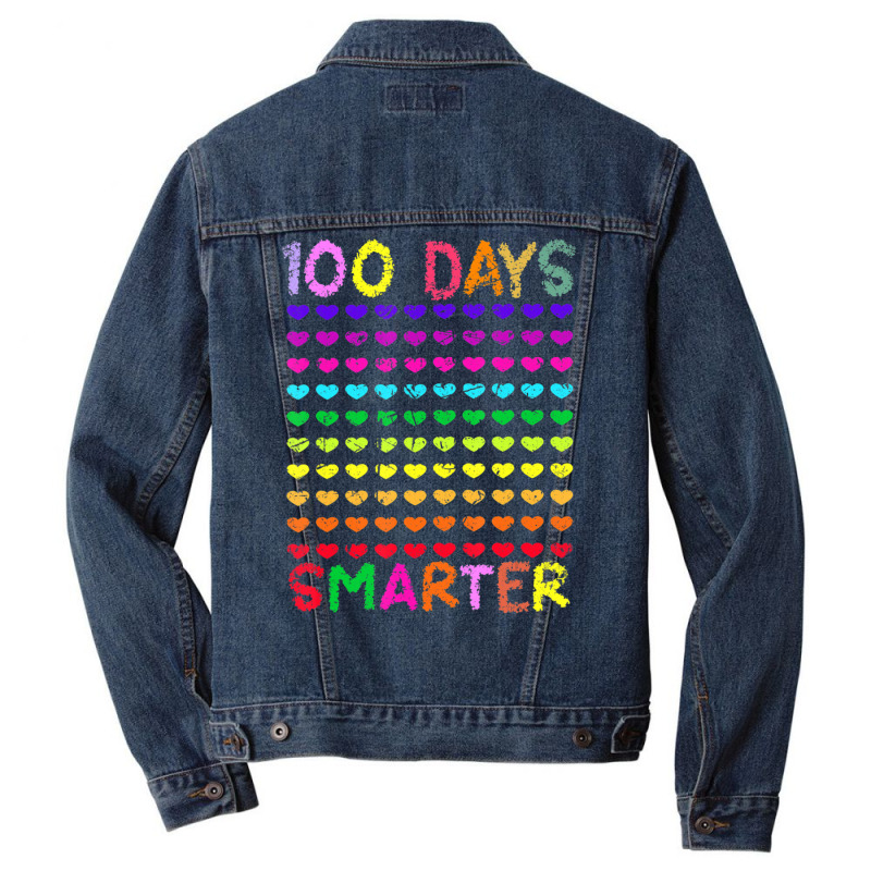 Limited Edition 100th Days Smarter Teachers Pre-k Kids Kindergarten Men Denim Jacket by Kristina Ritchey | Artistshot