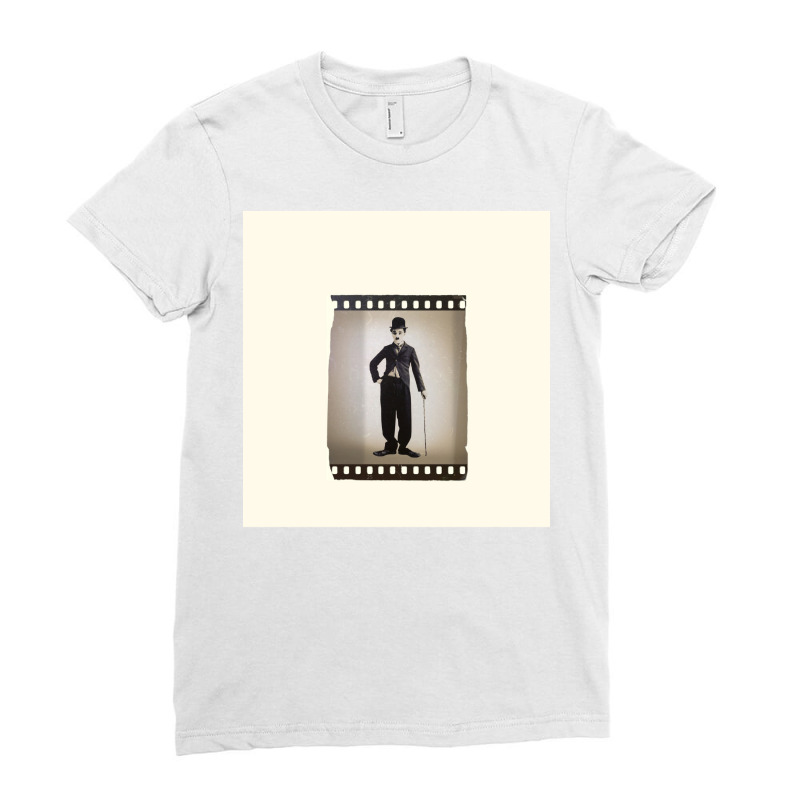 Chaplin  Film  D27 Chiffon Top Hippie Vintage Ladies Fitted T-Shirt by buciortenloyw | Artistshot