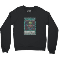 Pot Of Greed Word Art .png Crewneck Sweatshirt | Artistshot