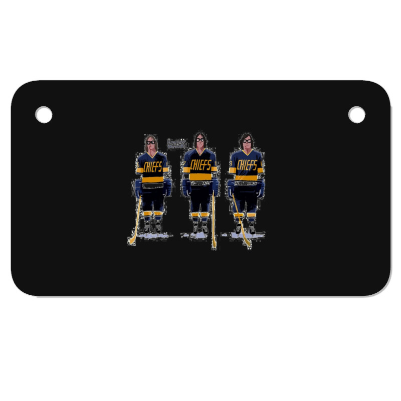 Hanson Brothers - Slap Shot! Motorcycle License Plate | Artistshot